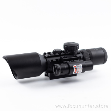 3-10X40 Optics Scope With Red Laser